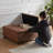 Delmontez 35.5'' Upholstered Storage Square Ottoman-179653735