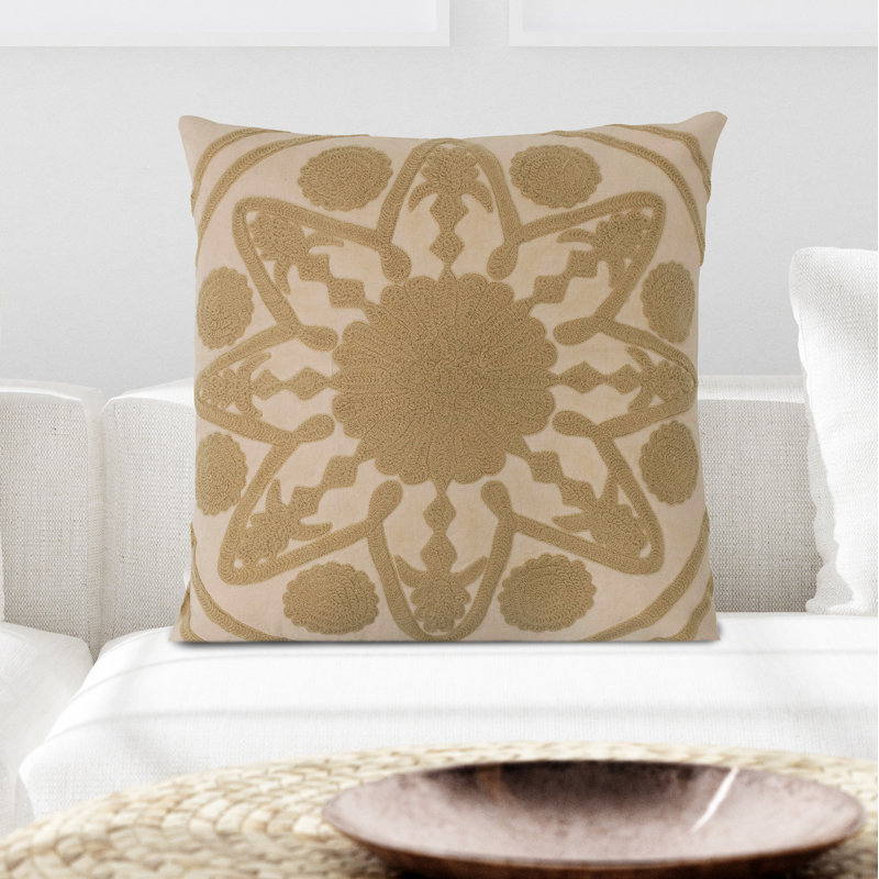  Square Cotton Pillow Cover & Insert