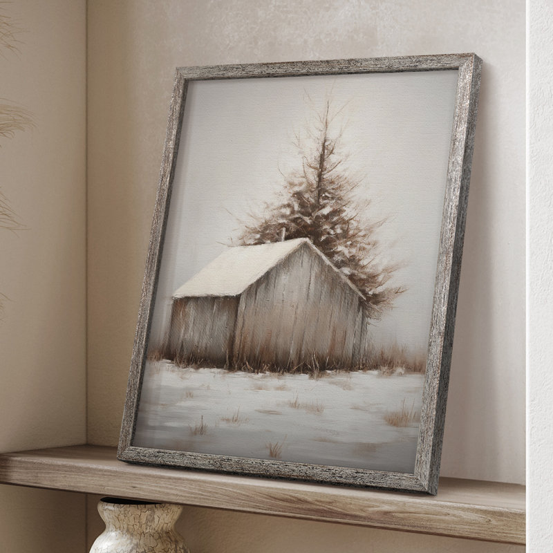 Art des Fêtes de Noël - série 2-CLxxxvii, reproduction encadrée - bois massif, H 15 po x l 12 po