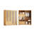 Simple Rattan Woven  Wardrobe