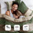 Boulder Stripe Green Pieced Microsuede Cozy 2-Piece Twin/Twin XL Comforter Set-101774807-102217719