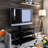 Tv Stand With Black Glass For 32 - 65 Inch Tvs And Adjustable Angles Optimal Viewing Experience Swivel Tempered Fits Height Options