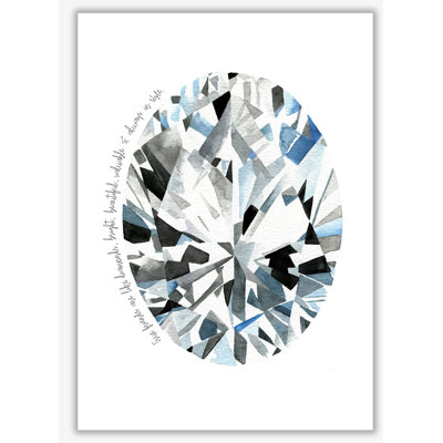Oval Diamond Friends - Print