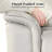 Modern 38.5" Wide Leather Match Manual Recliner Chair-398782704
