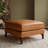 Essex Full-Grain Genuine Leather Ottoman-2057772449