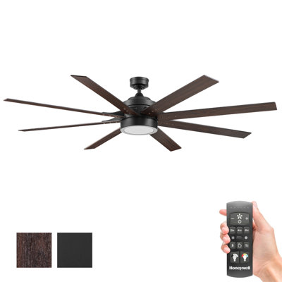 Xerxes Modern Indoor Ceiling Fan with Lights and Remote Control