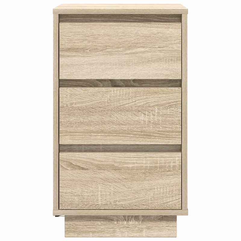 Davayah 38cm W Manufactured Wood Bedside Table, Sonoma Oak