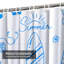 Rideau de douche imperméable pour enfants avec 12 crochets-2027410999