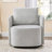 Corey 360° Swivel Chenille Upholstered Accent Chair with Curved Backrest-661189996