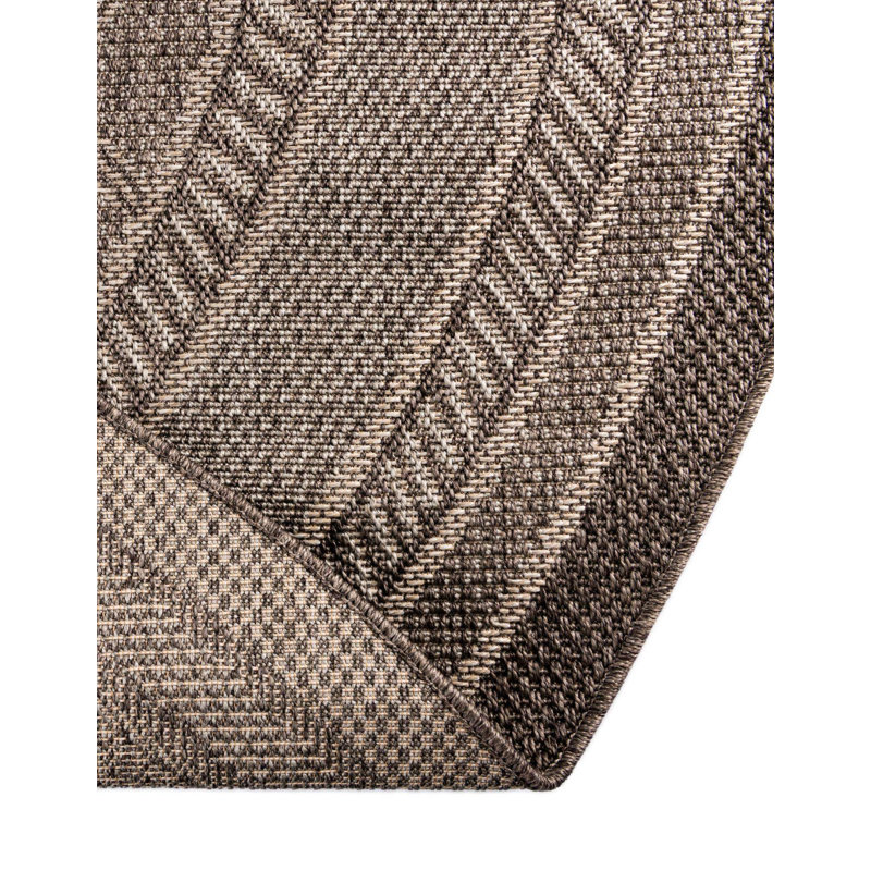 Tapis d'extérieur à treillis, Rond 10 pi