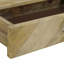 110cm Solid Wood Top Console Table