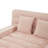 Modern Chaise Lounge Sofa 57.1" Sofa Bed Chenille Upholstered Lounge Sofa Chair With Adjustable Backrest And LED Light Strip For Living Room-759091117