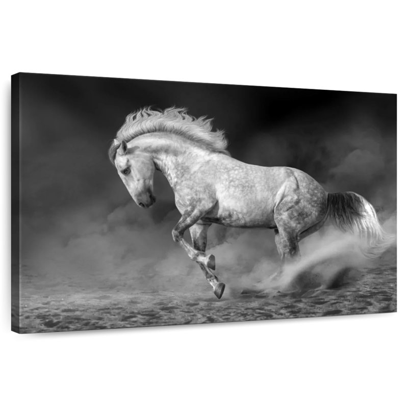 Cheval andalou Brampt, H 8 po x l 12 po