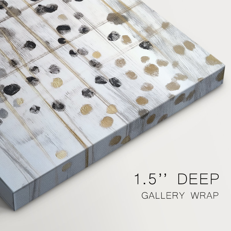 ABSTRACT Series CMXV - Toile tendue avec châssis de qualité supérieure - Prêt à être accroché, H 18 po x l 12 po
