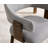Modern Dining Chairs With Solid Wood Legs And Arms,Curved Back Upholstered Side Chair-345060949