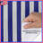 Blue White Stripes Duvet Covers-125167810