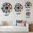 Soft Colored Cymatics Mandala IV Wall Clock-93394165