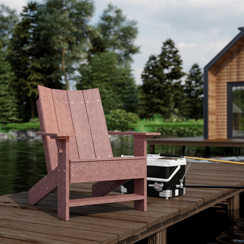 Chaise Adirondack contemporaine, Bois de cerisier