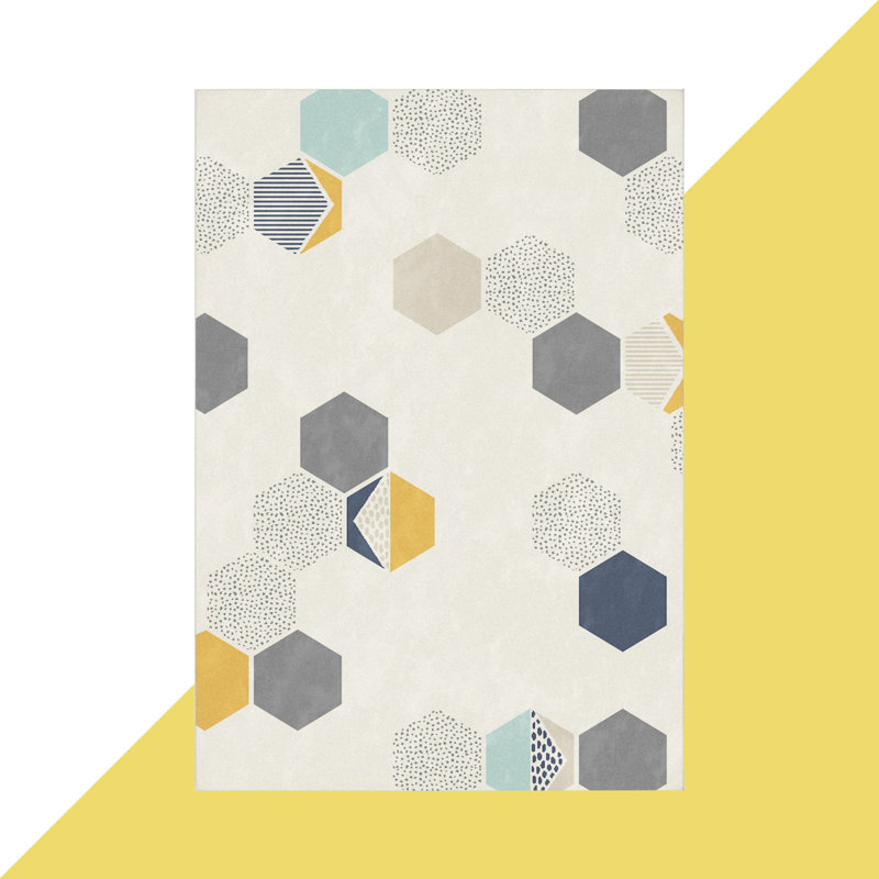 Virpi Geometric Area Rug, Rectangle 120 x 170cm