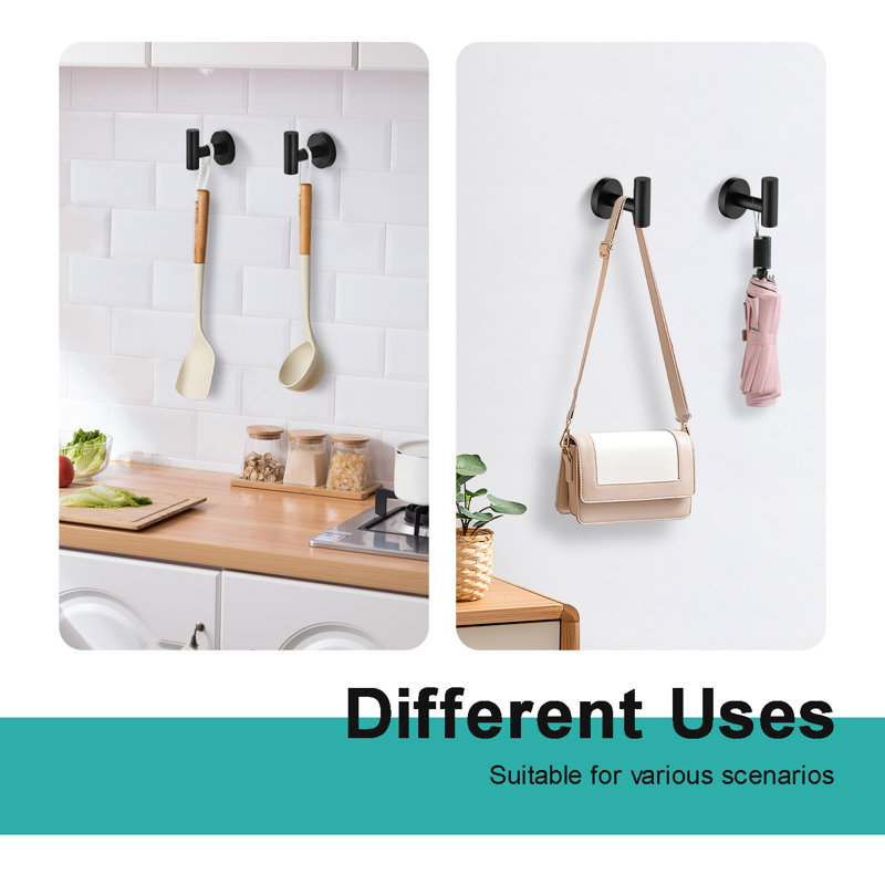 5 - Piece Bathroom Hardware Set, Matte Black