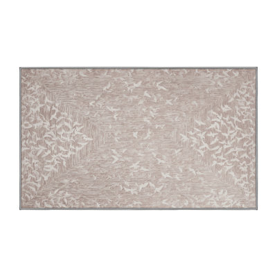 Tapis gris lavable à la machine