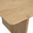 80" Natural Wood Double Pedestal Base Dining Table