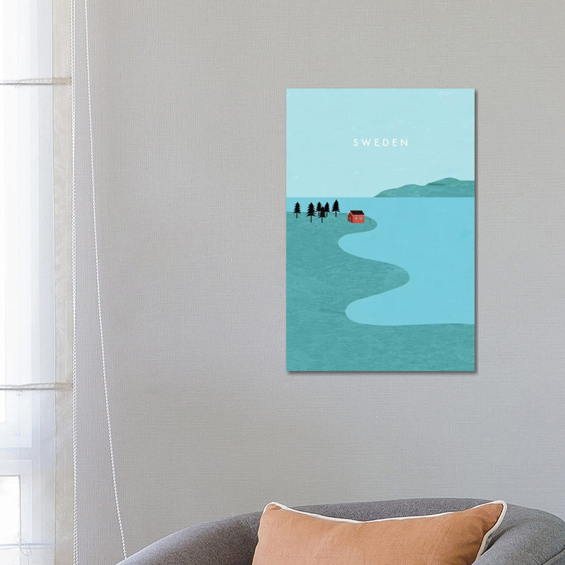 Sweden 1 Piece Wrapped Canvas Wall Art, 66.04 cm H x 45.72 cm W x 1.91 cm D