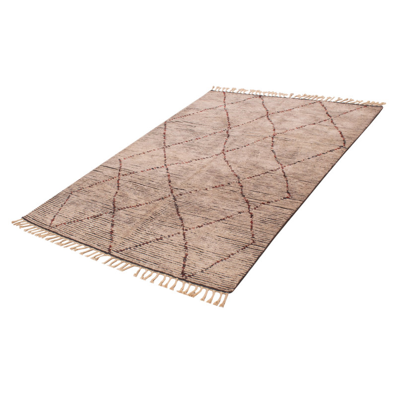 Tapis beige Tangier 7 pi 1 po x 9 pi 10 po