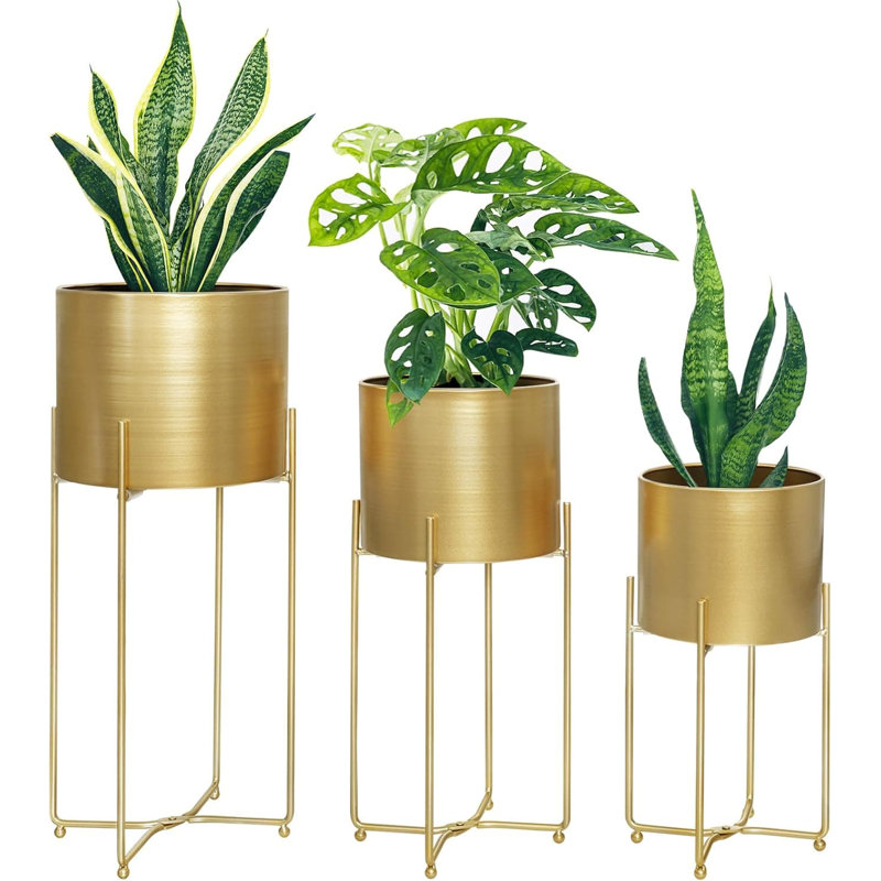 Ensemble de support à plantes Mid Century