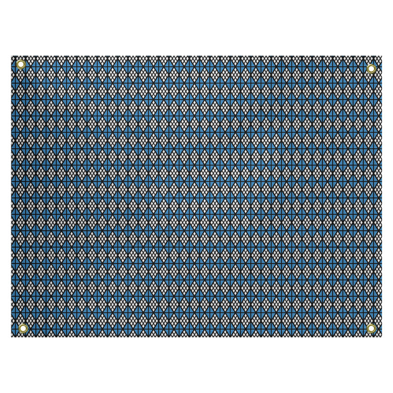 Tapisserie «Avicia Diamonds» par Katelyn Elizabeth, Intérieur / extérieur, H 51,5 po x l 60,5 po