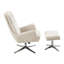 Fauteuil d'appoint pivotant confortable