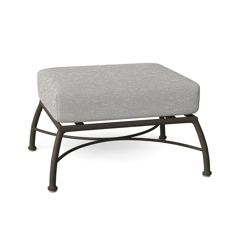 Repose-pieds en aluminium Majorque, Pas de soudure, Caramel tweed