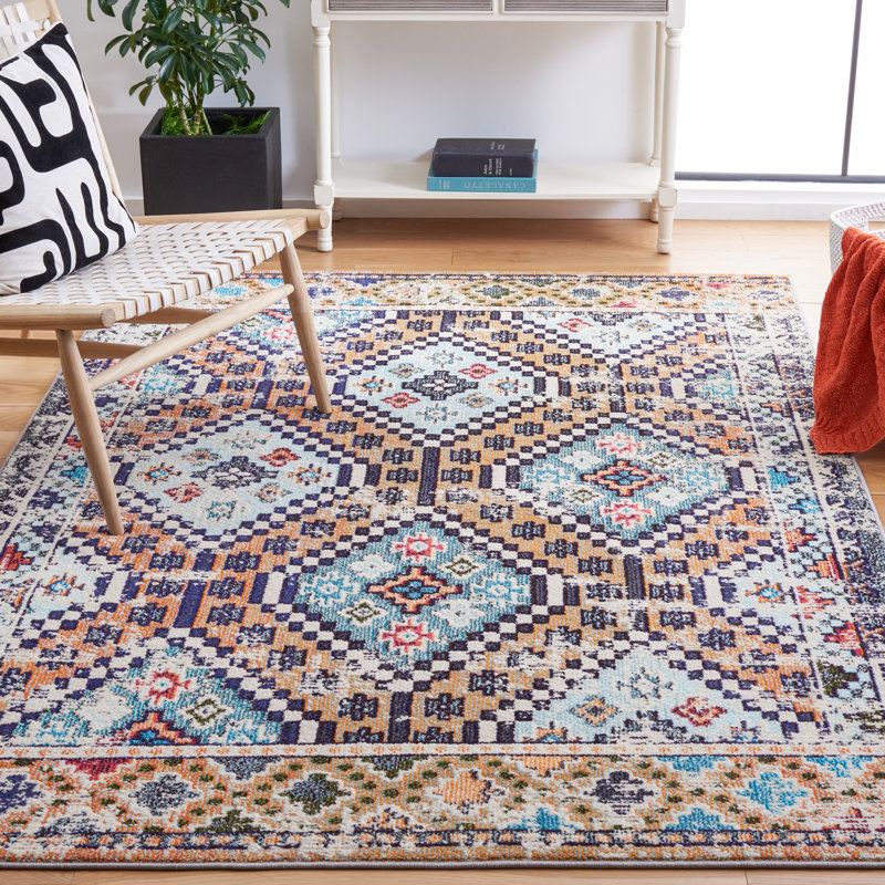 Madison Performance Southwestern Rug, Rectangle 4' x 6'