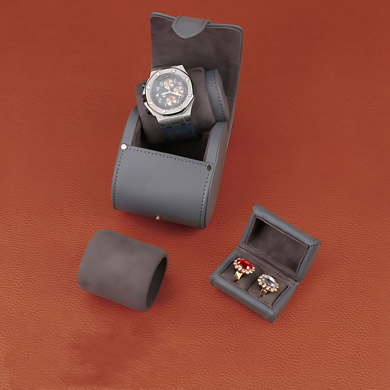 Boîte à montre +, Gris
