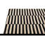 Tapis noir et blanc Orta