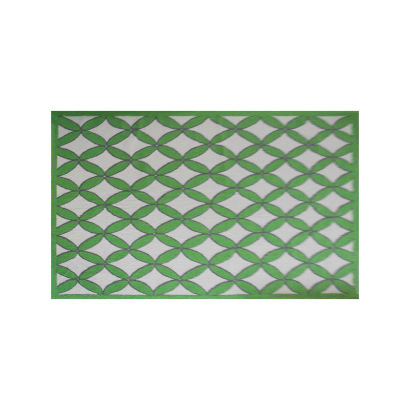 Geometric Indoor Rug, Rectangle 5' x 7'