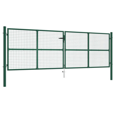 Maghakia Mesh Garden Gate Steel Green