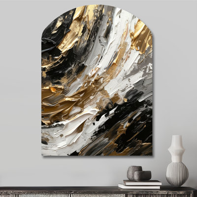 Mystery Awakening VIII - Abstract Arch Shape Assymterical Wall Art