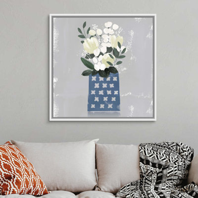 Reproduction d’art sur toile, "Contemporary Flower jar III" par Northern Lights