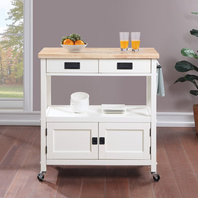 Brothwells Solid Wood Kitchen Cart