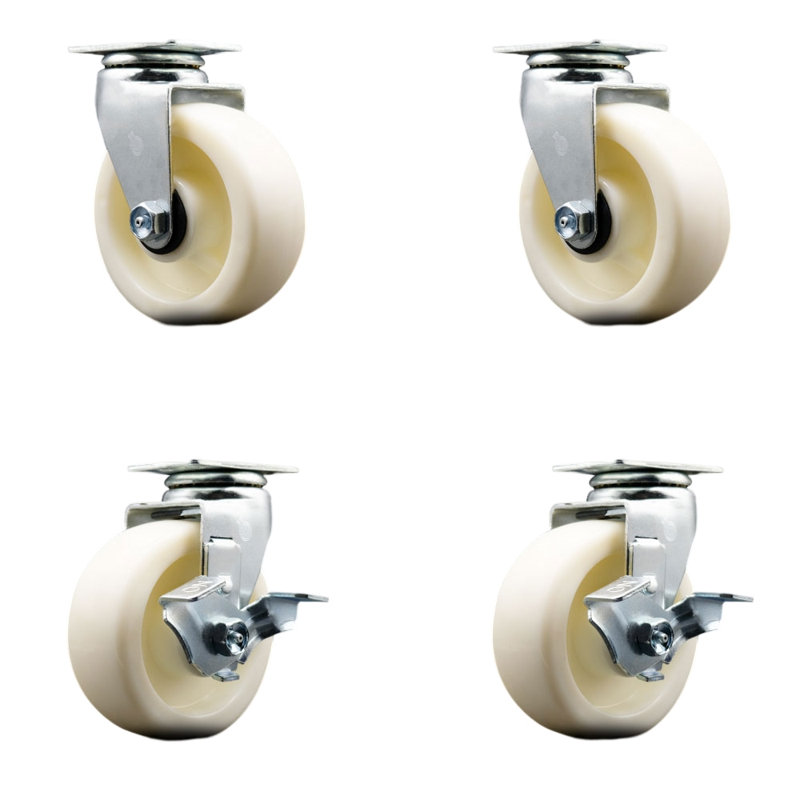 4-Piece Nylon Caster Set