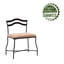 Tabouret d'appoint en métal Amelianna