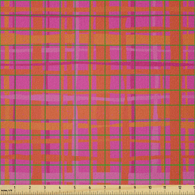 Deepi Plaid Pattern Inspired Hand Drawn Multi-Purpose Fabric