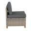 Chaises de patio sans accoudoirs avec coussins Artique Arbor