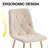 49cm H Linen Upholstered Side Chair in Beige-114193357