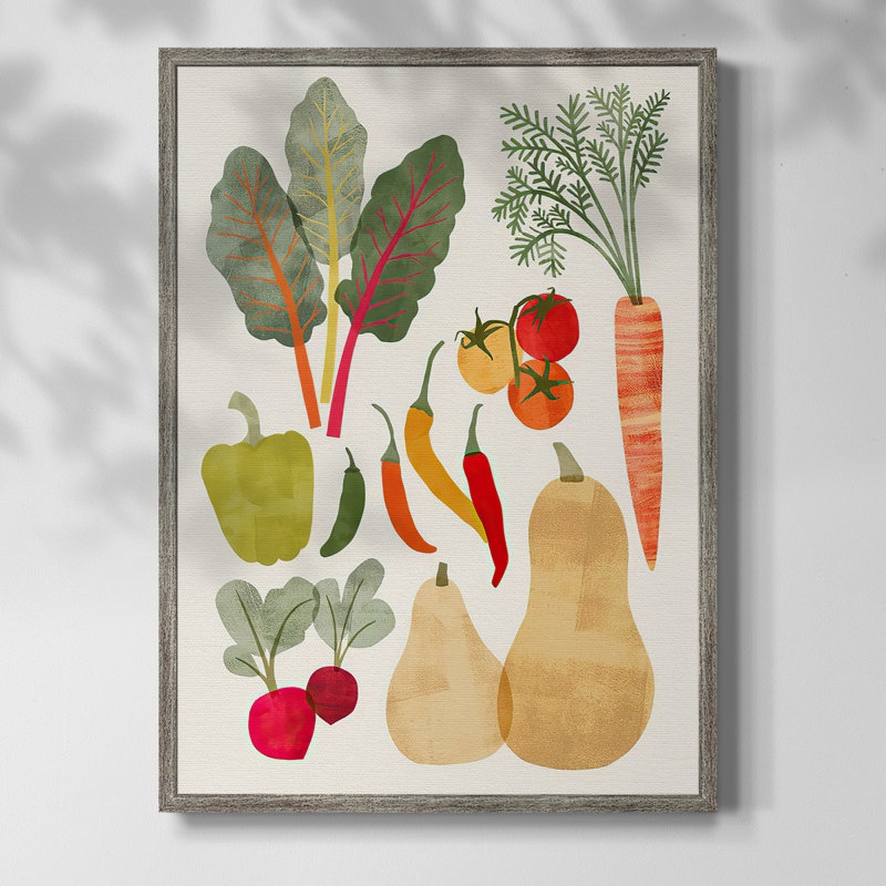 «Garden Offrant II», reproduction encadrée - bois massif 2774228, H 11 po x l 9 po