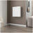 White Wall-Mounted Drop-Leaf Table