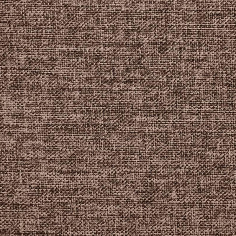 Fauteuil d'appoint pivotant en tissu classique, Café clair