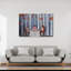 Forest Friends Cake Party Contemporary Wall Art Print by Andrea Doss - Wrapped Canvas Print-1503853800
