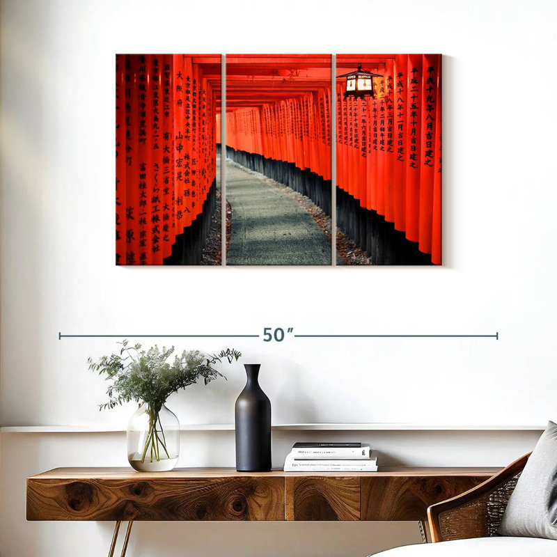 Colonnes Kavia Fushimi Inari, H 24 po x l 38 po